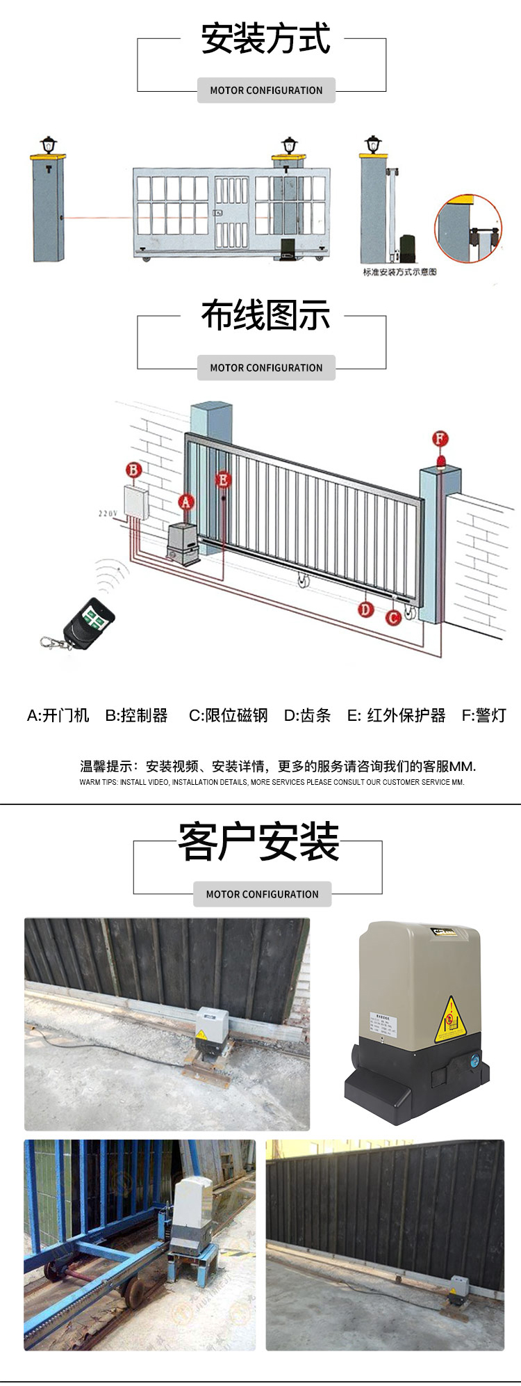 電動(dòng)平移門電機(jī)